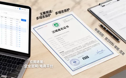 泛域名证书的主要用途和应用场景是什么，怎么申请