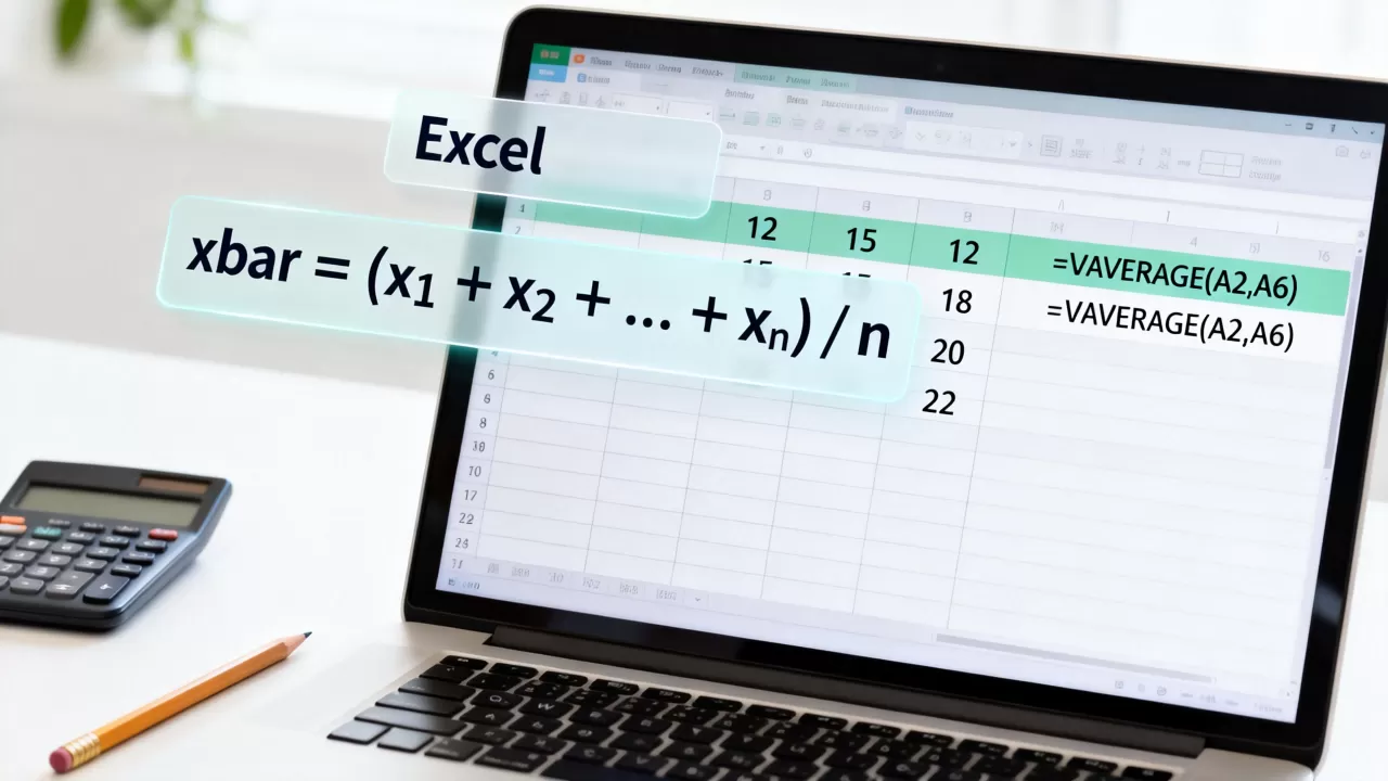 Excel中如何计算xbar,xbar计算公式是什么? Excel中如何计算xbar,xbar计算公式是什么?