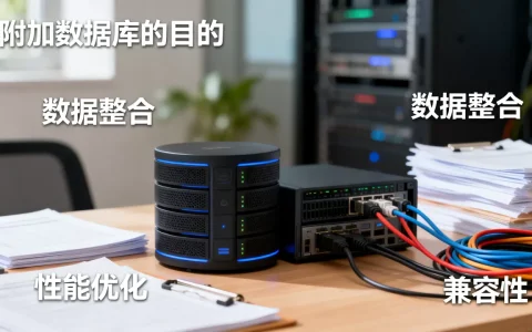 附加数据库到底是为了什么，有什么好处和注意事项？