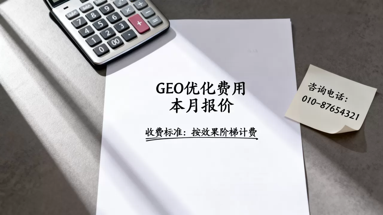 GEO优化费用本月报价是多少?,怎么收费? GEO优化费用本月报价是多少?,怎么收费?