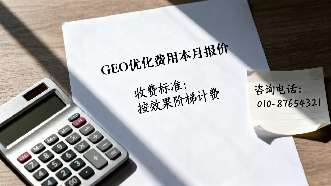 GEO优化费用本月报价是多少?,怎么收费? GEO优化费用本月报价是多少?,怎么收费?