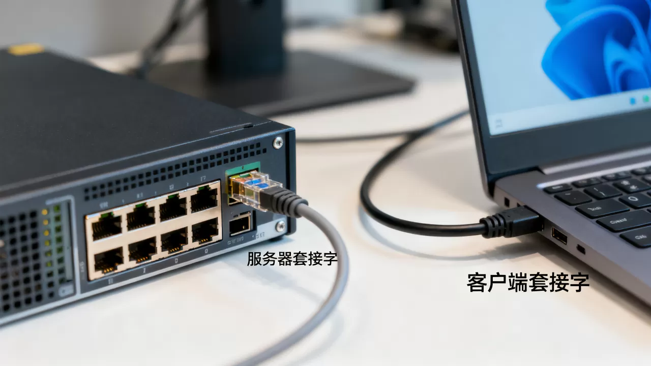 服务器与客户端各有套接字吗，是什么意思？