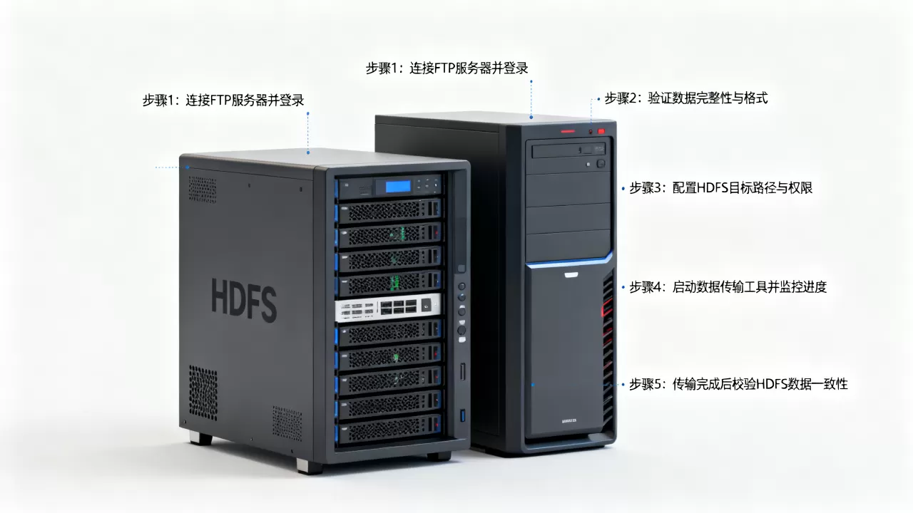 如何将FTP服务器数据迁移到HDFS,具体步骤是什么? 如何将FTP服务器数据迁移到HDFS,具体步骤是什么?