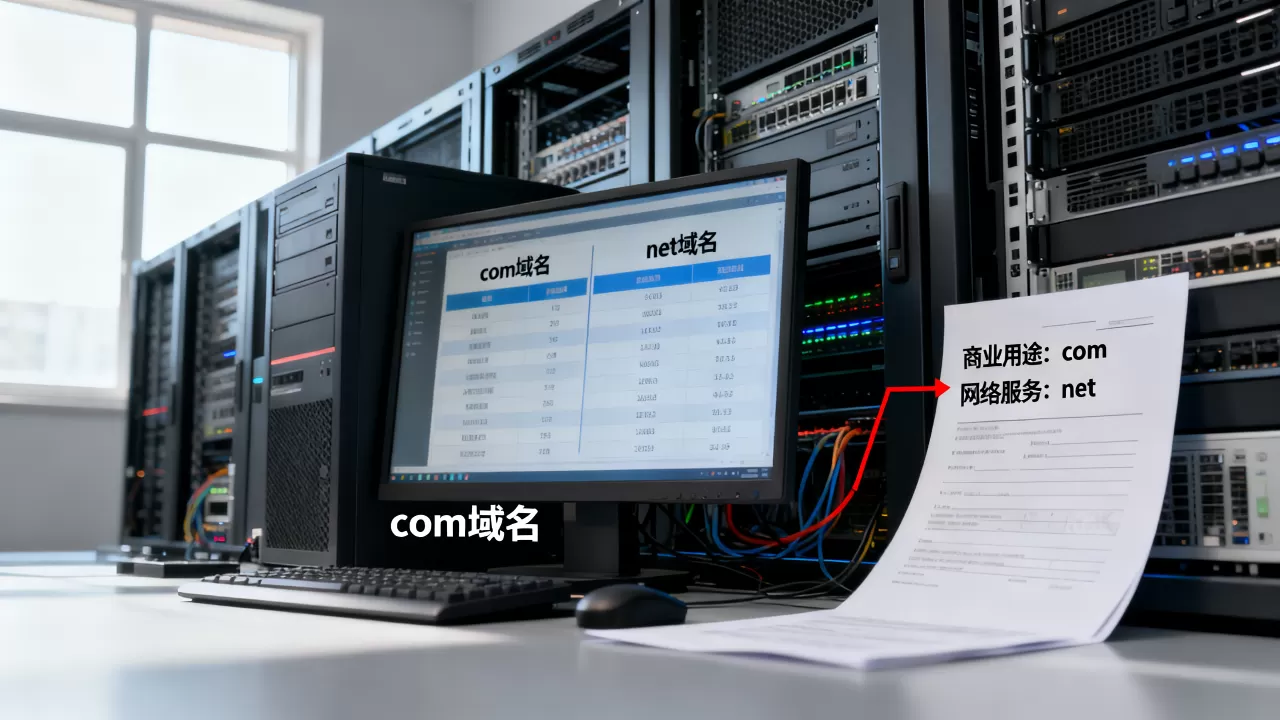 服务器com域名和服务器net域名哪个好,怎么选 服务器com域名和服务器net域名哪个好,怎么选