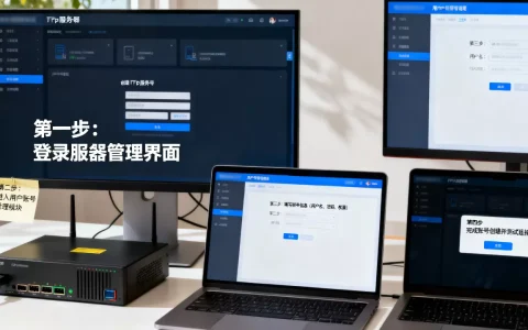 如何创建ftp服务器账号，具体步骤是什么？