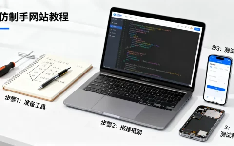 仿制手机网站教程怎么做，零基础需要什么工具？