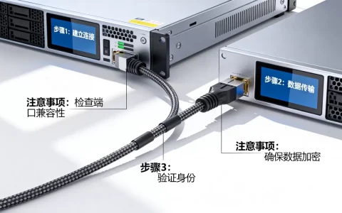 服务器与客户端对接的关键步骤是什么，注意事项有哪些？