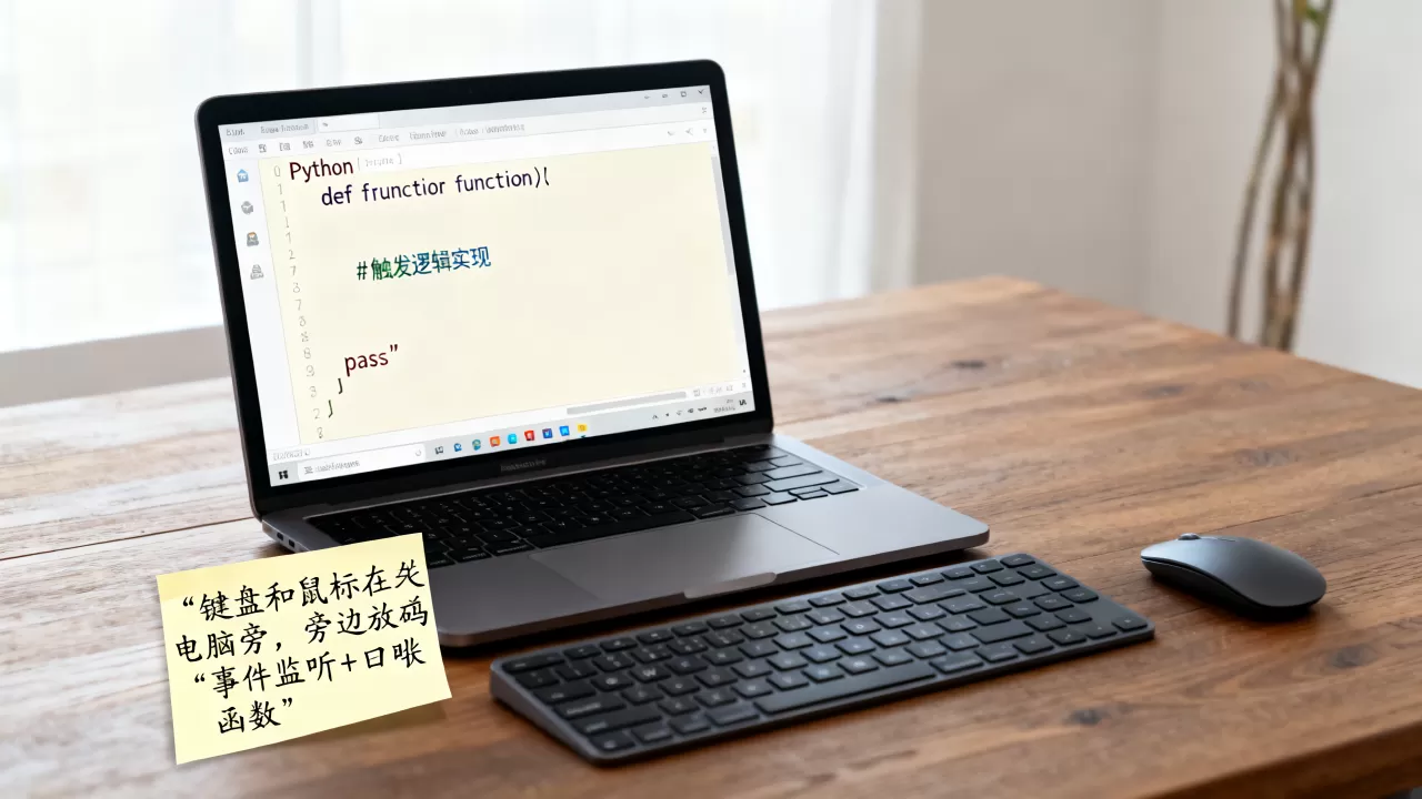 Python触发怎么实现,关键代码是什么? Python触发怎么实现,关键代码是什么?