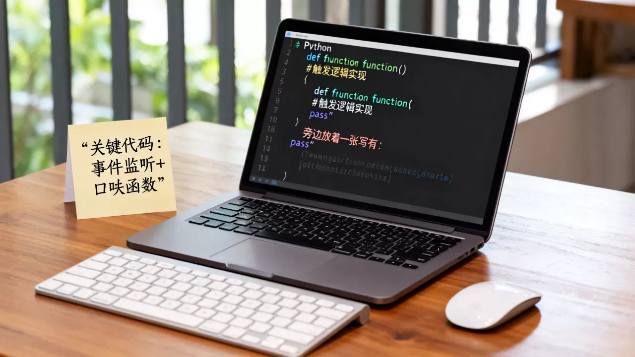 Python触发怎么实现,关键代码是什么? Python触发怎么实现,关键代码是什么?