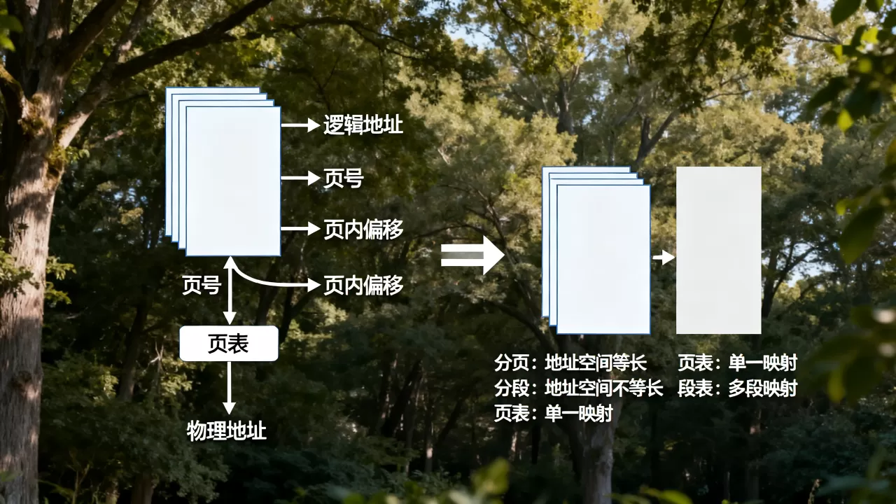 分页存储管理逻辑地址如何转换,分页和分段有什么区别? 分页存储管理逻辑地址如何转换,分页和分段有什么区别?
