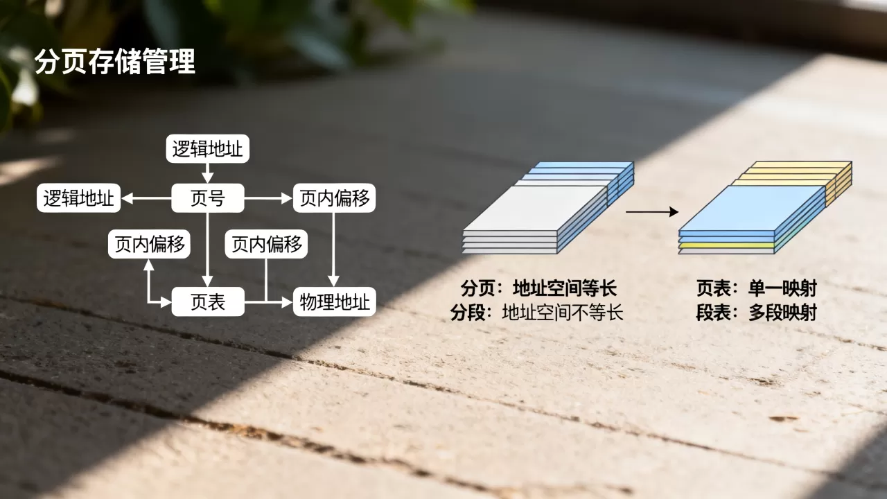 分页存储管理逻辑地址如何转换,分页和分段有什么区别? 分页存储管理逻辑地址如何转换,分页和分段有什么区别?