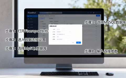 Finereport怎么连接MySQL数据库？，有哪些步骤？