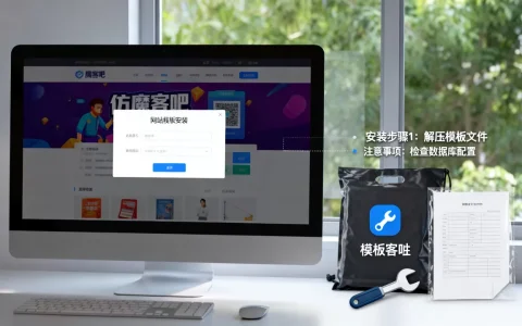 仿魔客吧网站模板怎么安装，有哪些注意事项