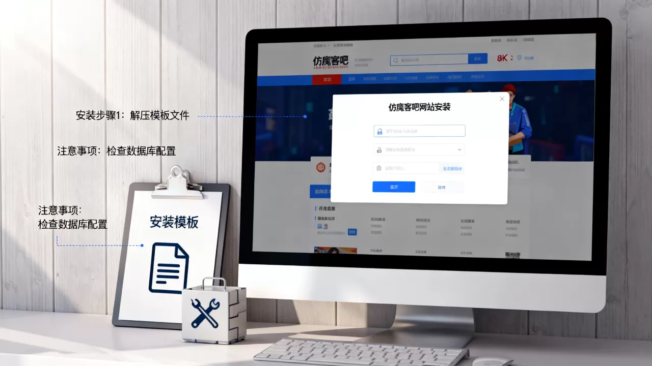 仿魔客吧网站模板怎么安装,有哪些注意事项 仿魔客吧网站模板怎么安装,有哪些注意事项