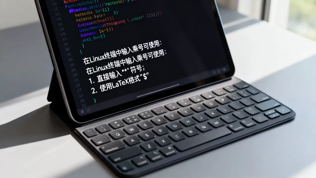 linux中的乘号如何打出来?,怎么输入? linux中的乘号如何打出来?,怎么输入?