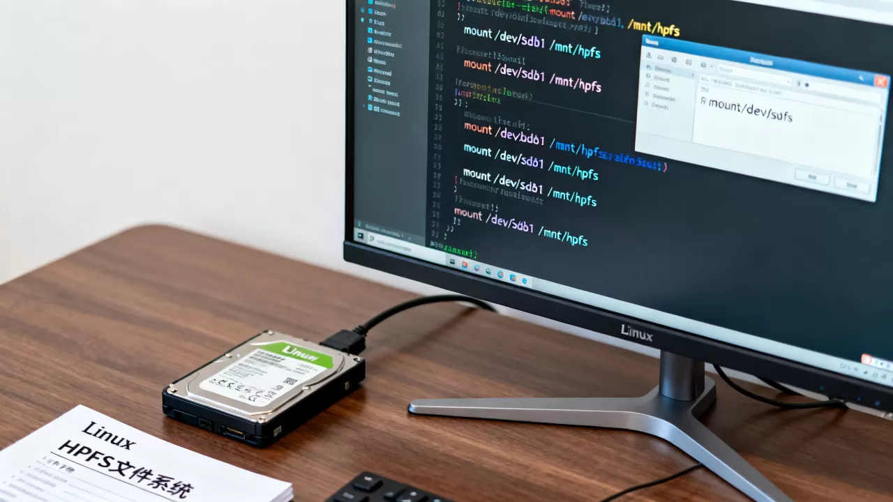 Linux系统如何访问HPFS文件系统，怎么挂载？