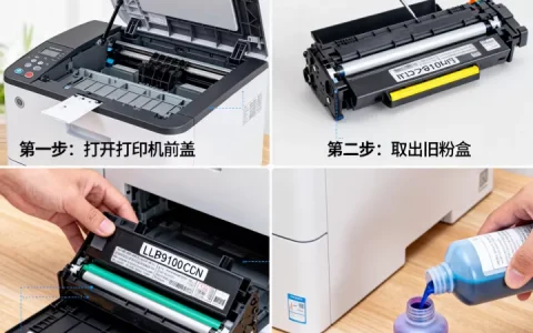 lbp9100cdn怎么加粉，lbp9100cdn加粉步骤有哪些