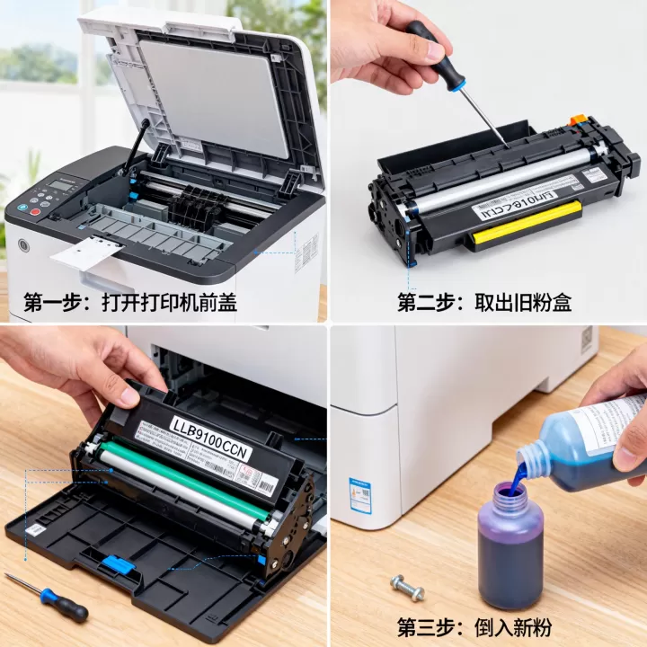 lbp9100cdn怎么加粉,lbp9100cdn加粉步骤有哪些 lbp9100cdn怎么加粉,lbp9100cdn加粉步骤有哪些