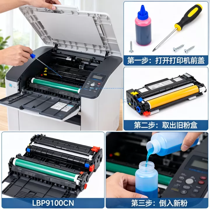 lbp9100cdn怎么加粉,lbp9100cdn加粉步骤有哪些 lbp9100cdn怎么加粉,lbp9100cdn加粉步骤有哪些
