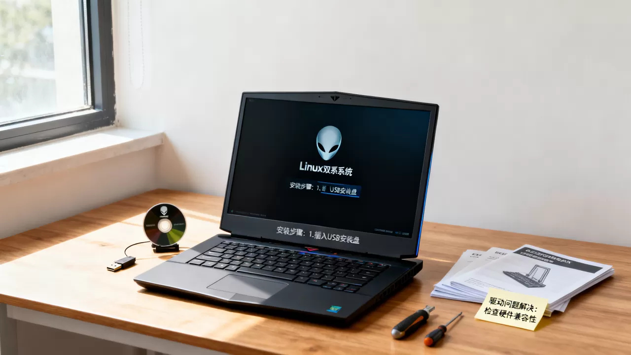 外星人笔记本Linux双系统怎么装？,驱动问题怎么解决？