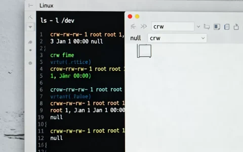 linux crw是什么文件？，怎么使用？