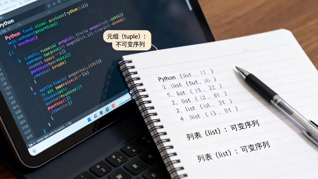 python tup是什么？，python元组与列表的区别
