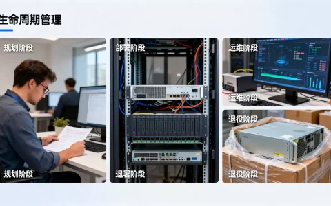 服务器生命周期管理如何实施，包括哪些关键阶段？