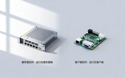 服务器控件和客户端控件有何区别？，怎么区分？