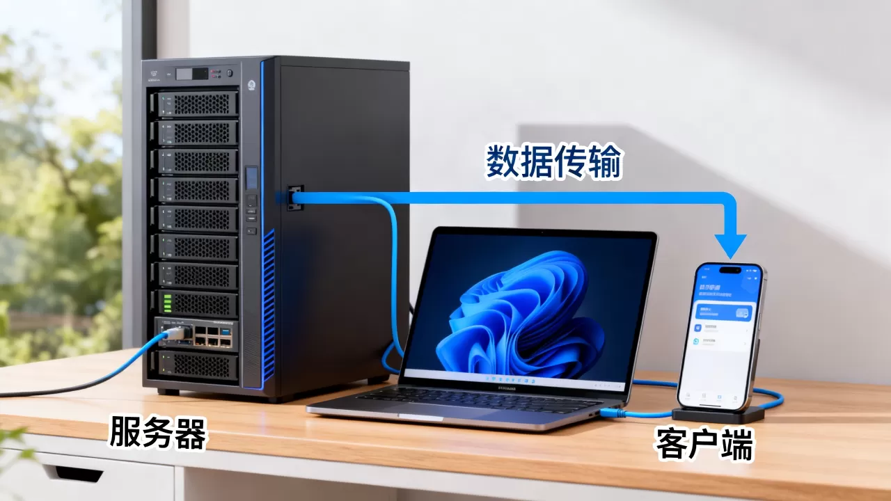 服务器客户端逻辑是什么意思，具体怎么实现