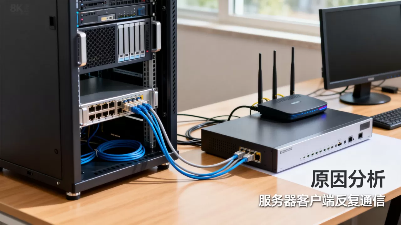 服务器客户端反复通信怎么办？，是什么原因