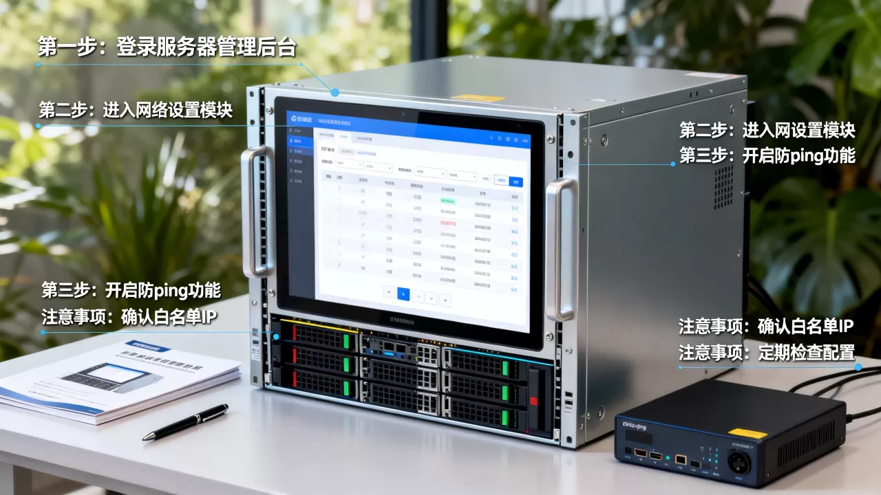 服务器防ping设置的具体操作步骤是什么，有哪些注意事项？