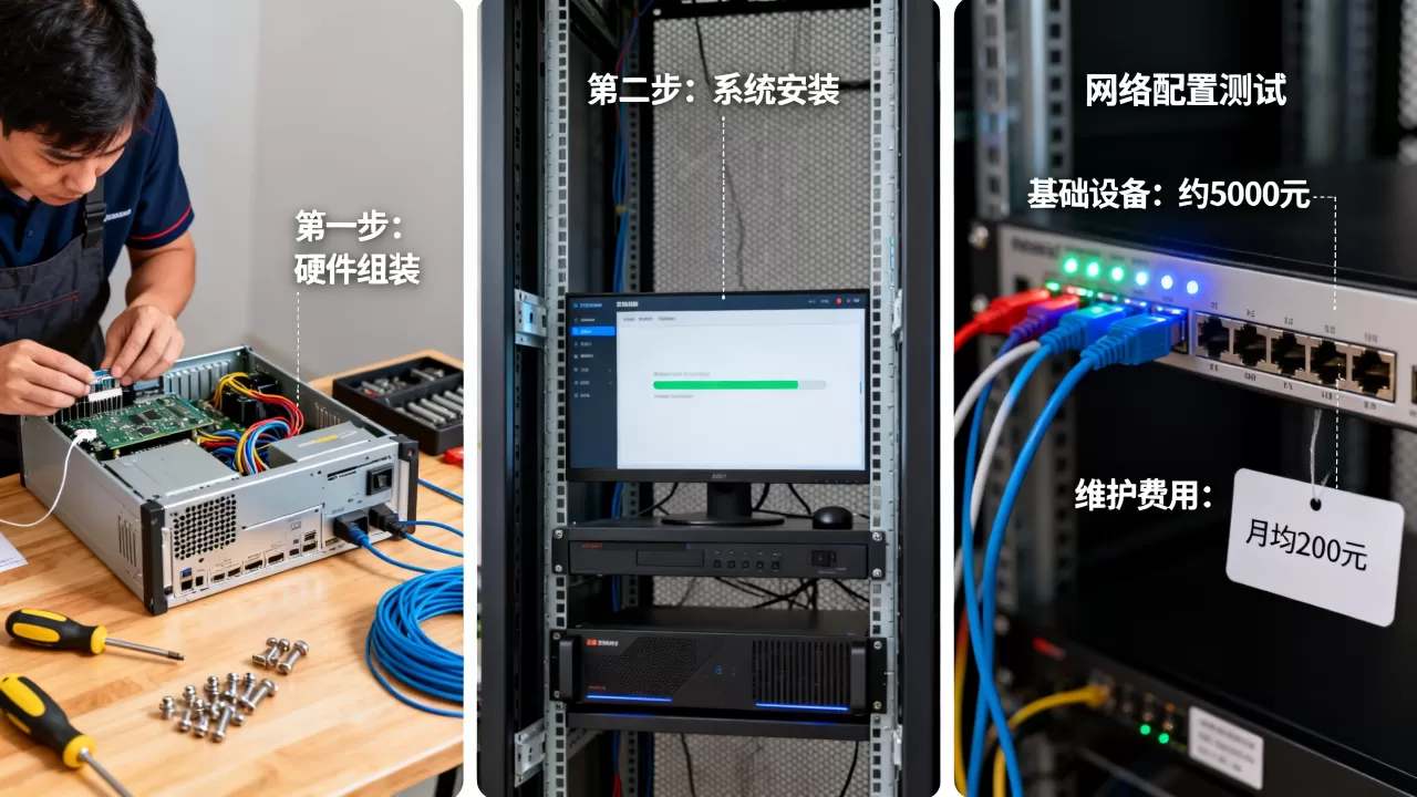 服务器架设与维护有哪些步骤？,需要多少钱？