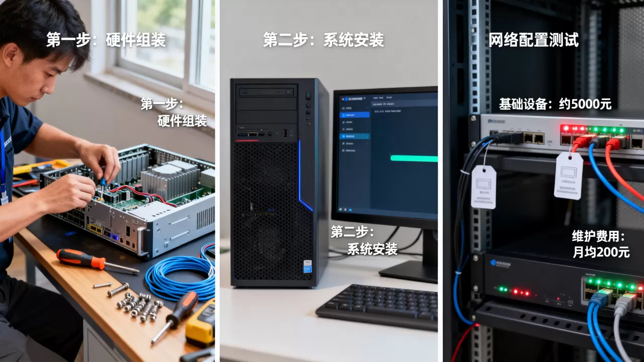 服务器架设与维护有哪些步骤？,需要多少钱？