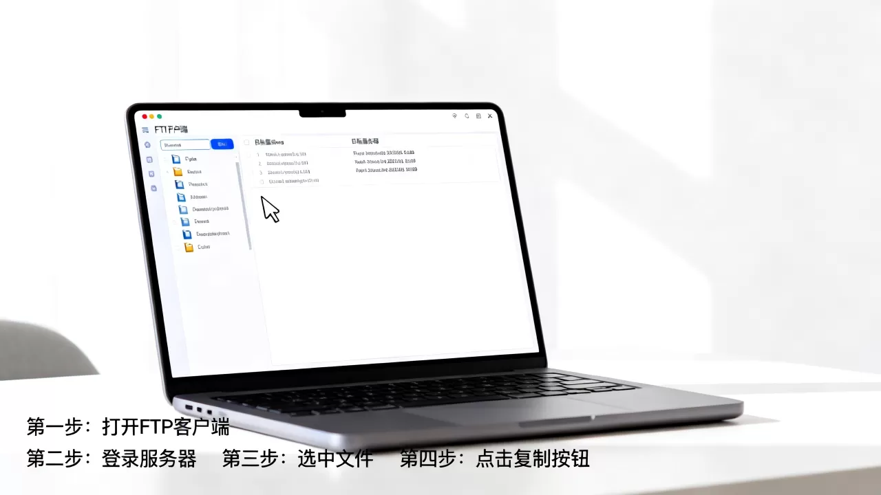 如何在ftp服务器内复制文件？,怎么操作