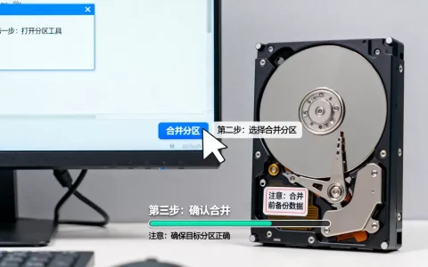 分区合并的具体操作步骤是什么, 有哪些注意事项