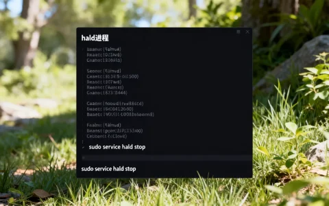 linux hald是什么进程，怎么关闭？