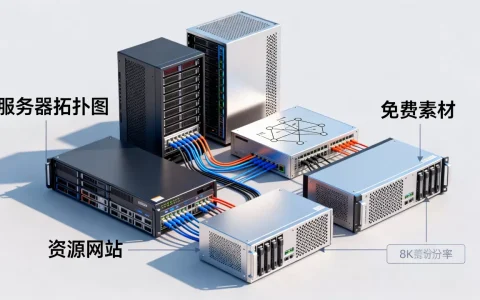 服务器拓扑图素材哪里可以免费下载？，有哪些免费资源网站？