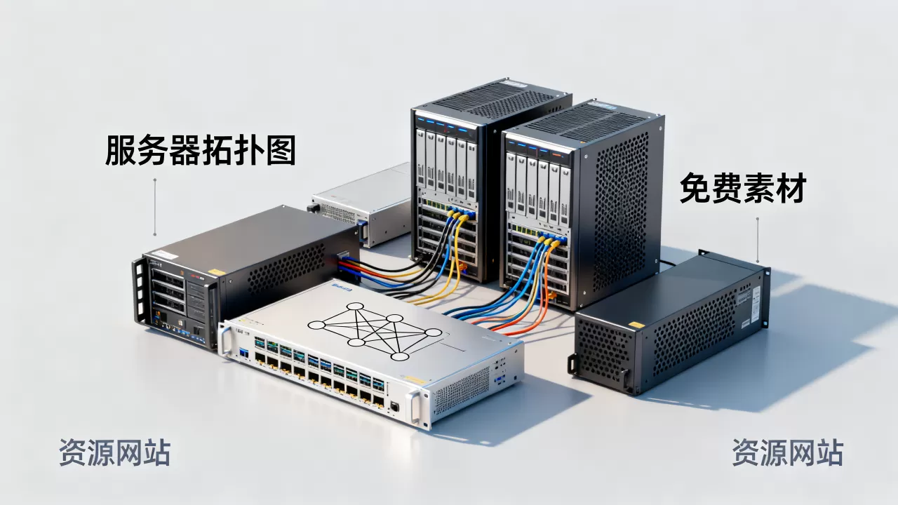服务器拓扑图素材哪里可以免费下载?,有哪些免费资源网站? 服务器拓扑图素材哪里可以免费下载?,有哪些免费资源网站?