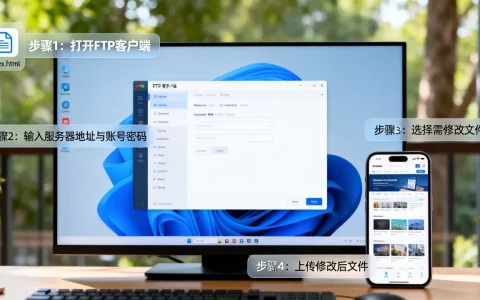 FTP修改网站怎么做？，具体步骤有哪些？