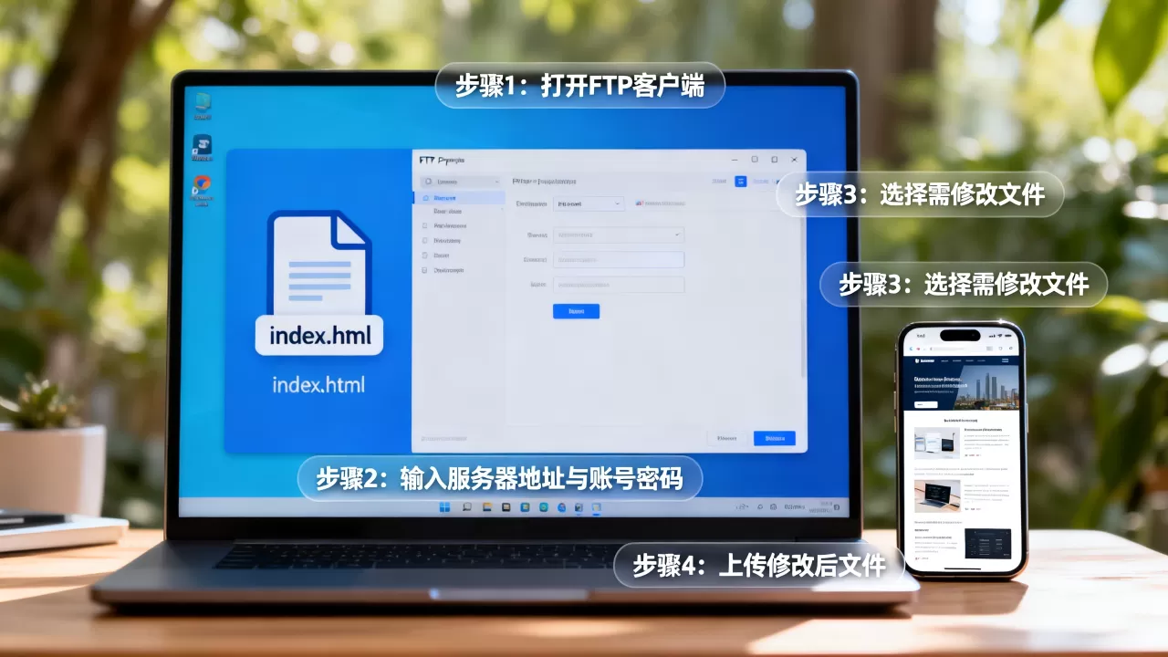 FTP修改网站怎么做?,具体步骤有哪些? FTP修改网站怎么做?,具体步骤有哪些?