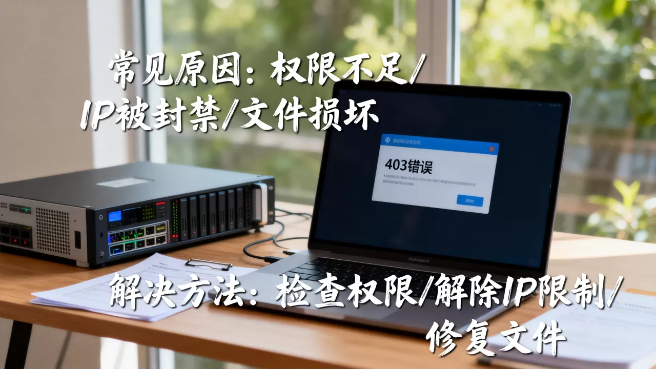 网站服务器403错误怎么解决，常见原因有哪些