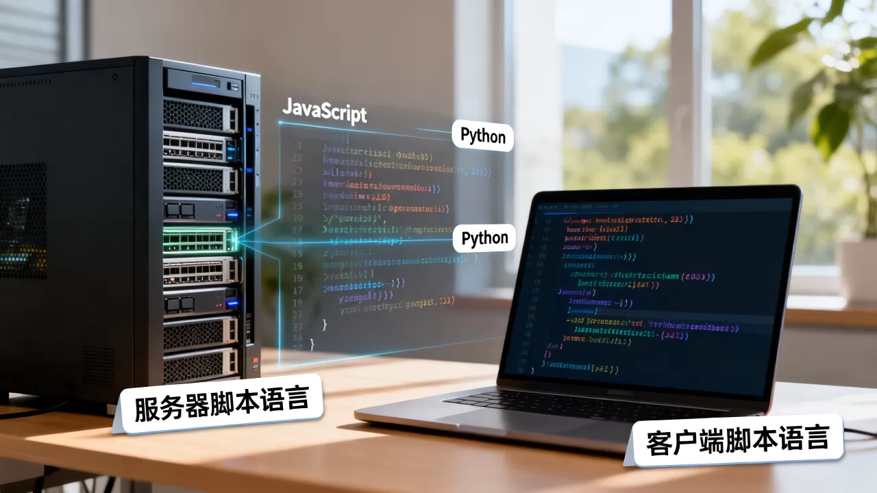 服务器和客户端脚本语言有什么区别，有哪些？