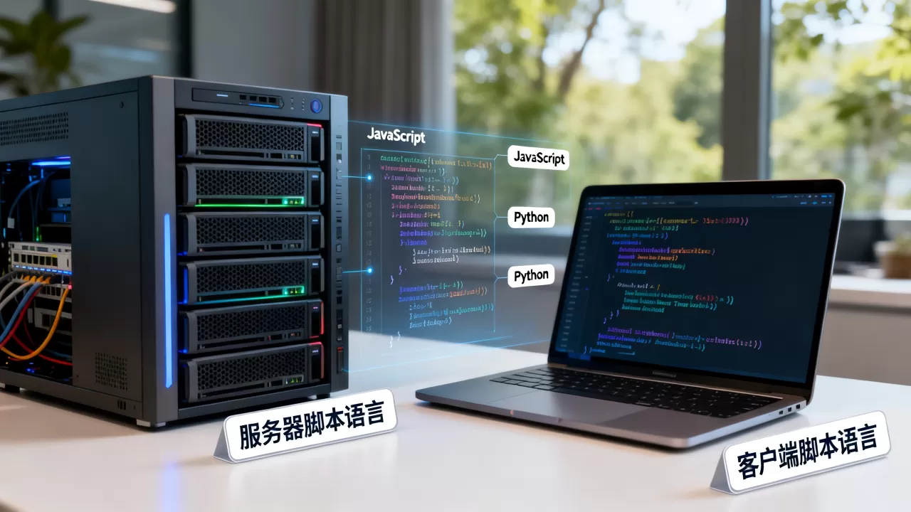 服务器和客户端脚本语言有什么区别，有哪些？