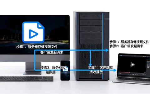 服务器放视频给客户端怎么实现，具体步骤是什么？