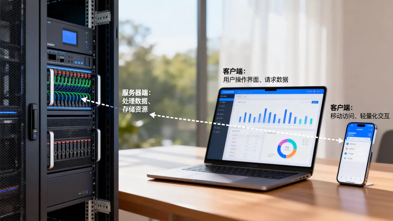 服务器端和客户端程序有什么区别？，区别是什么？