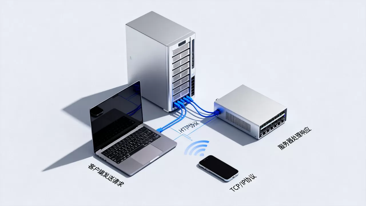 服务器端与客户端如何通信，通信协议有哪些？