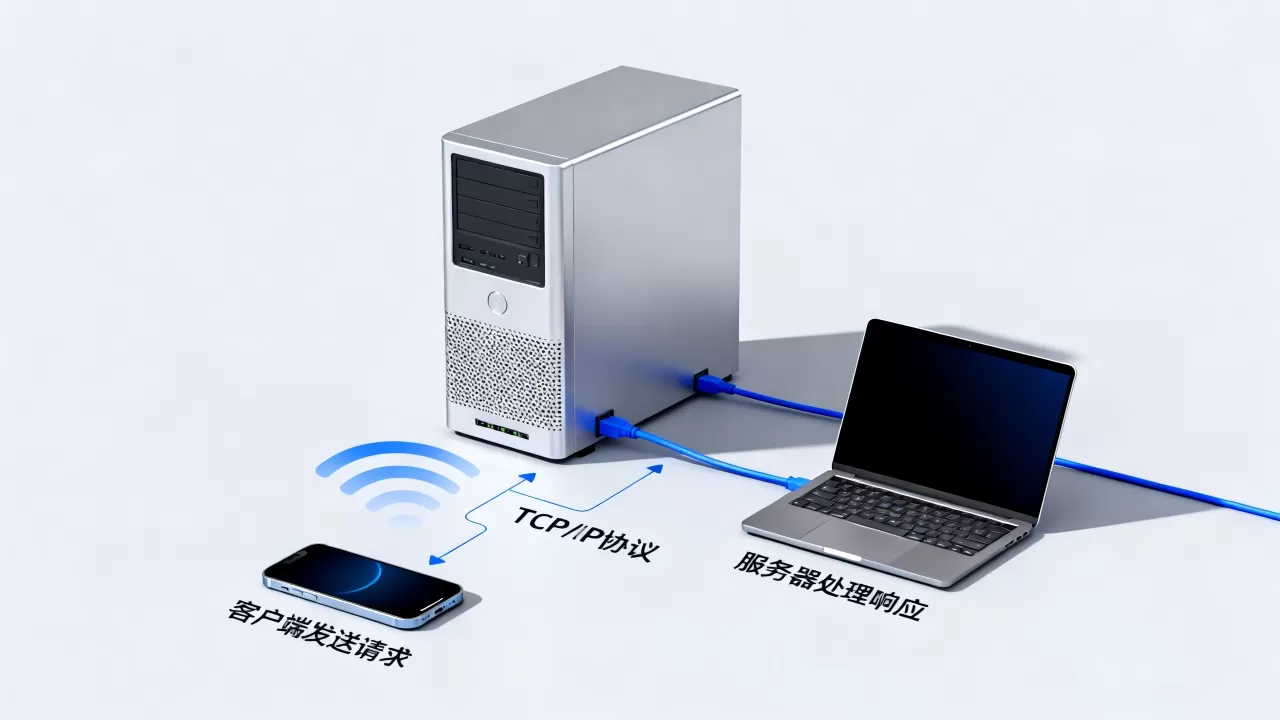 服务器端与客户端如何通信，通信协议有哪些？