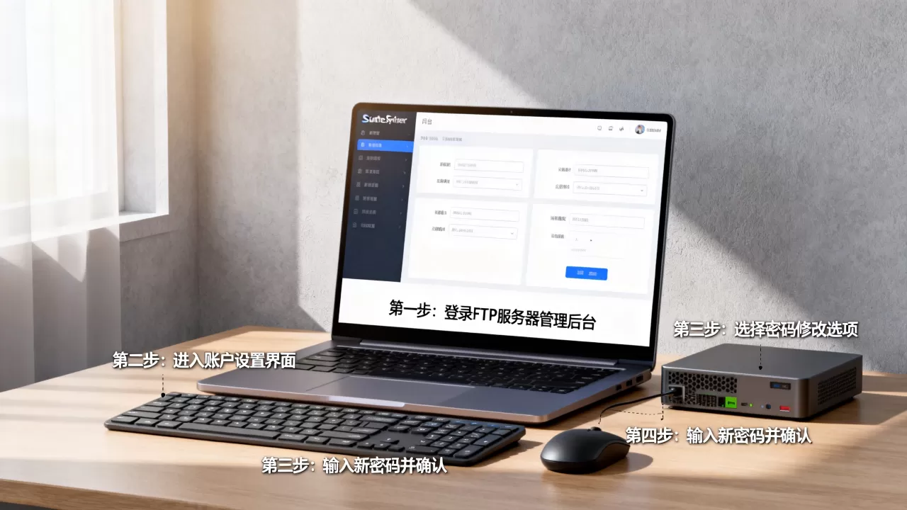 FTP服务器地址修改密码的步骤是什么,怎么操作? FTP服务器地址修改密码的步骤是什么,怎么操作?