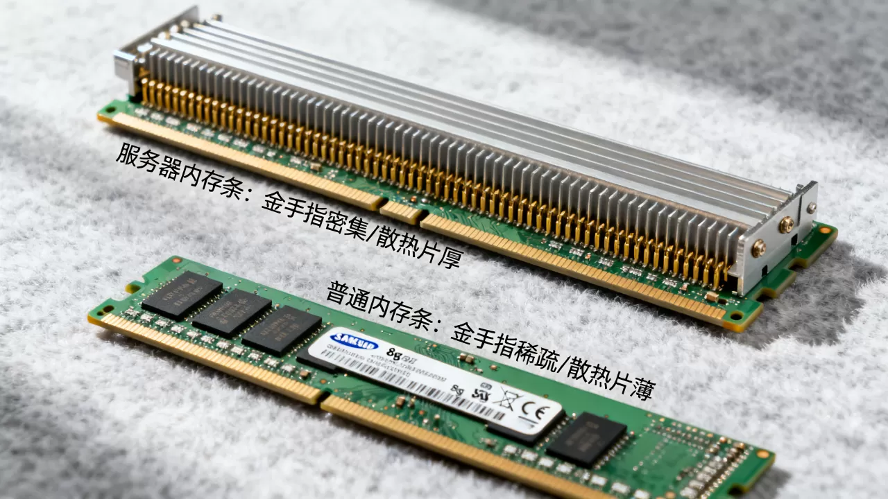 三星8g内存条如何分辨是不是服务器内存条，有什么区别