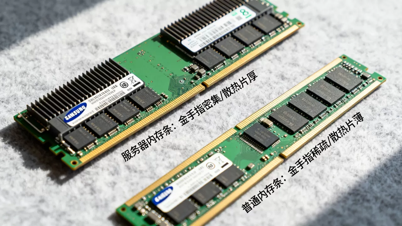 三星8g内存条如何分辨是不是服务器内存条，有什么区别